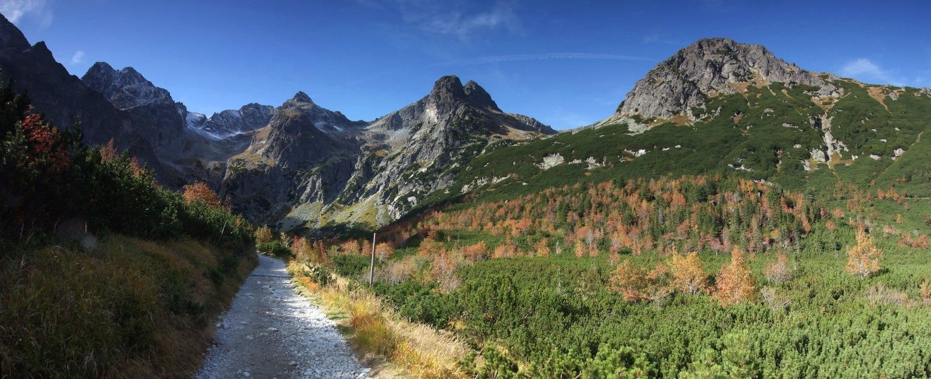 Weg zum Grünsee in der Hohen Tatra